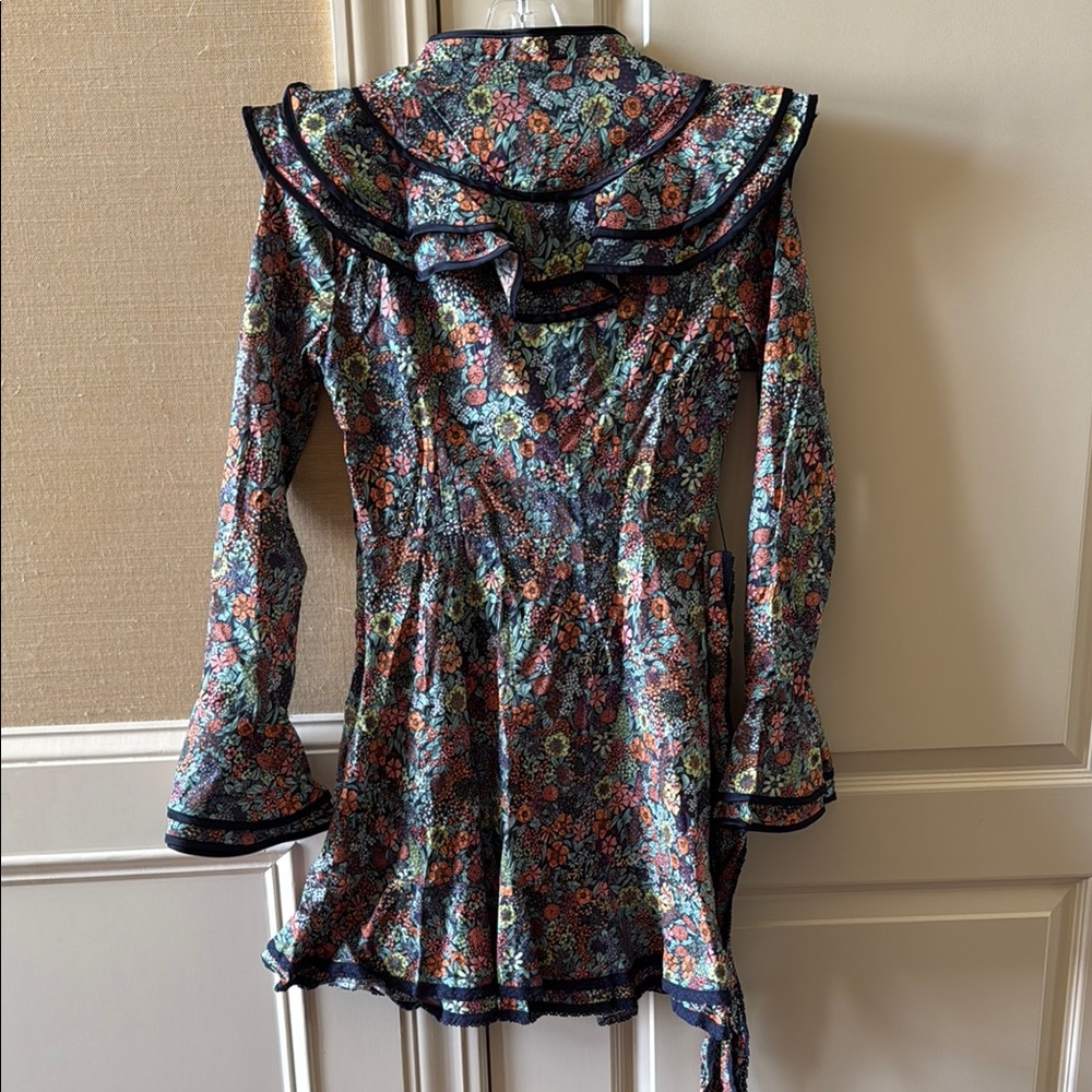 Floral Multicolor Ruffle Dress - Picture 5 of 5